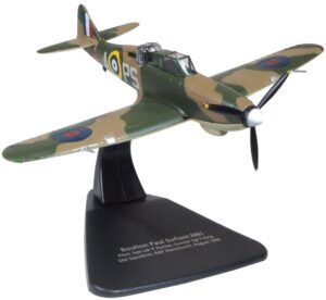 Oxford Diecast AC109 Boulton Paul Defiant 264 Sqn. RAF Hornchurch 1940 - 1:72 Scale