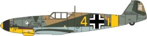 Oxford Diecast AC114S Messerschmitt Bf 109F-4/Trop104-Eberhard Von Boremski 'No Swastika' - 1:72 Scale