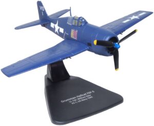 Oxford Diecast AC119 Grumman Hellcat F6F-5 VS-1.US Navy 1945 Lt.Cdr.Willard E. Eder. - 1:72 Scale