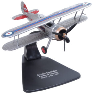 Oxford Diecast AC122 Gloster Gladiator RAF 1937 No.72 Sqn Church Fenton - 1:72 Scale