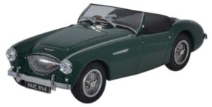 Oxford Diecast AH1003 Austin-Healey 100 BN1 Open  - Spruce Green  - 1:43 Scale