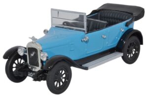 Oxford Diecast AHT004 Austin Heavy 12 - Kingfisher Blue  - 1:43 Scale