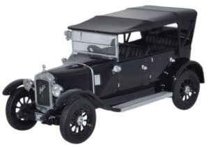 Oxford Diecast AHT005 Austin Heavy Twelve Black Wiltshire Police  - 1:43 Scale