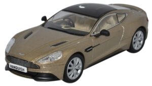 Oxford Diecast AMV002 Aston Martin Vanquish Coupe - Selene Bronz  - 1:43 Scale