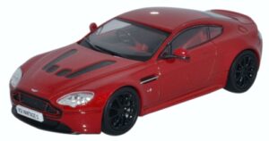 Oxford Diecast AMVT001 Aston Martin V12 Vantage S Volcano Red  - 1:43 Scale