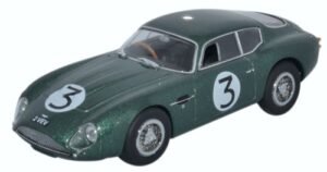 Oxford Diecast AMZ002 Aston Martin DB4GT Zagato 2 VEV Jim Clark Goodwood 1960 - 1:43 Scale