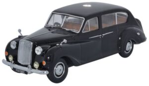 Oxford Diecast AP007 Austin Princess Late - Black  - 1:43 Scale