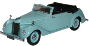 Oxford Diecast ASH003 Armstrong Siddeley Hurricane Open Turquois  - 1:43 Scale
