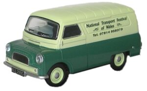 Oxford Diecast CA020 Bedford CA Van - Nat Trans Fest Of Wales  - 1:43 Scale
