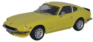 Oxford Diecast DAT002 Datsun 240Z - Yellow 112  - 1:43 Scale