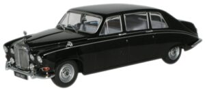 Oxford Diecast DS006 Daimler DS420 Limousine - Black  - 1:43 Scale