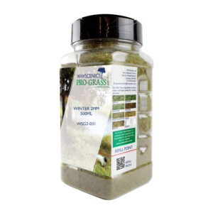 WWScenics WSG2-035 2mm Winter Static Grass - 500ml Canister
