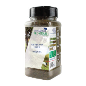 WWScenics WSG4-036 4mm Winter Static Grass - 1000ml Canister