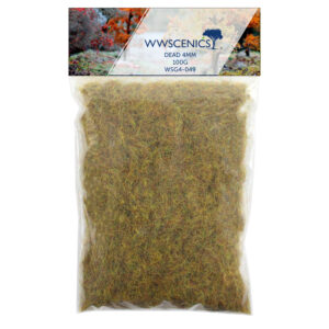 WWScenics WSG4-049 Refill 1000ml 4mm Dead Static Grass - 100g