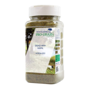 WWScenics WSG4-053 4mm Dead Static Grass - 500ml Canister