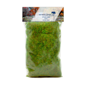 WWScenics WSG6-004 Refill 1000ml 6mm Spring Static Grass - 100g