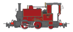 Bachmann 59105 Hughes/Falcon 0-4-2St - Sir Haydn - Red - 009 Gauge HOn30/OO9