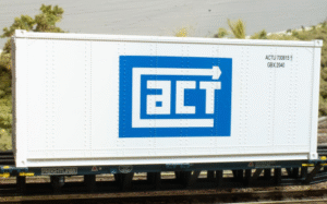 C-Rail ACT 20ft x 8ft chilled container OO Gauge