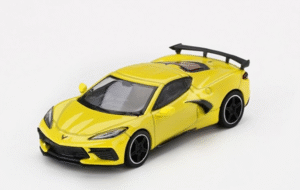 MiniGT - MGT00195-R Chevrolet Corvette Stingray 2020 Accelerate Yellow (RHD) - 1:64 Scale