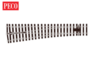 Peco SLE792BH SL-E792BH Bullhead O Gauge LH Turnout - Medium Radius
