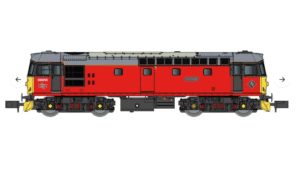 Gaugemaster Collection GM2210601D 33021 Class 33 021 'Eastleigh' Parcels Red (DCC-Fitted) - N Gauge