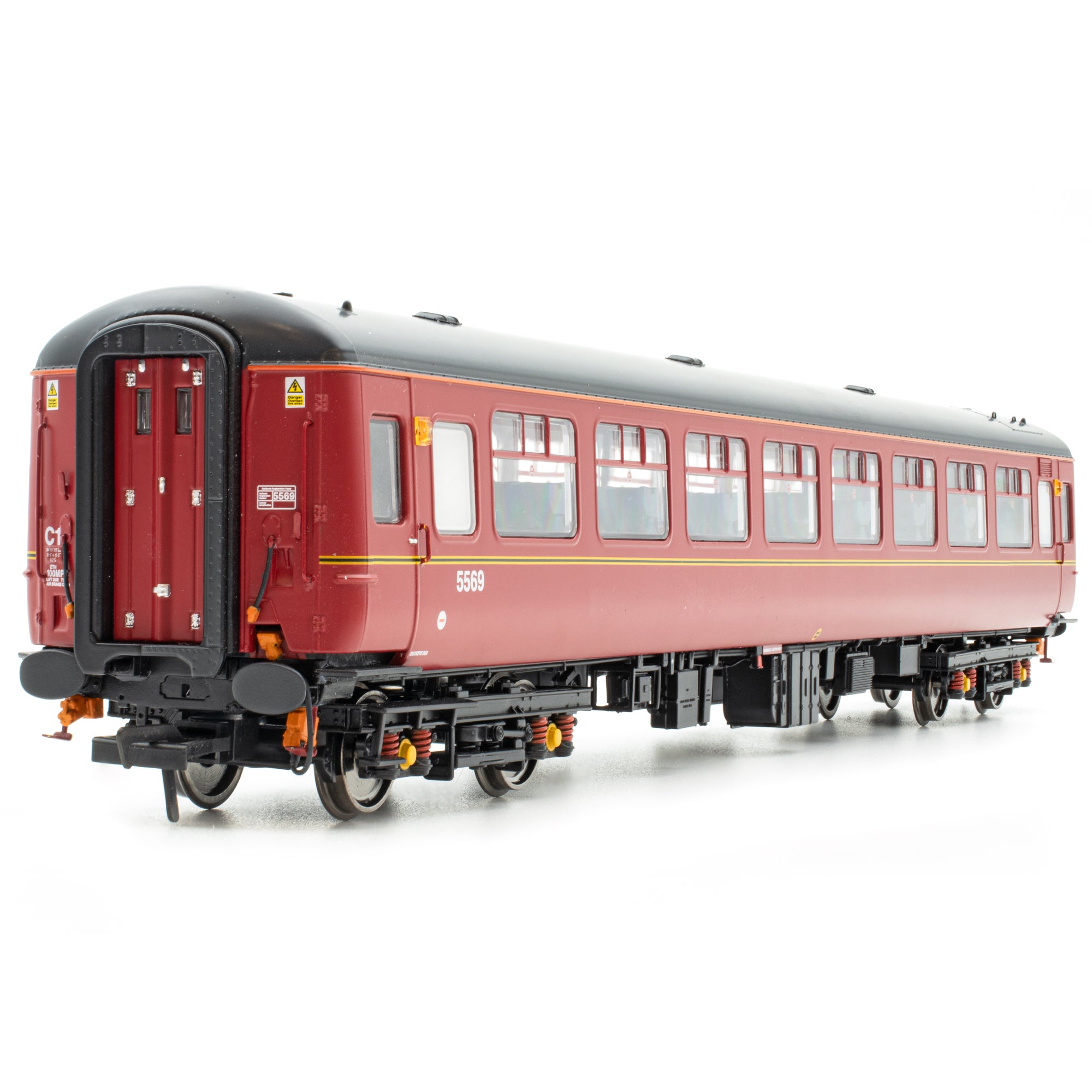 Accurascale ACC2917 - BR Mk.2c (small toilet window) TSO 5569 Maroon (South Wales & West) - OO gauge