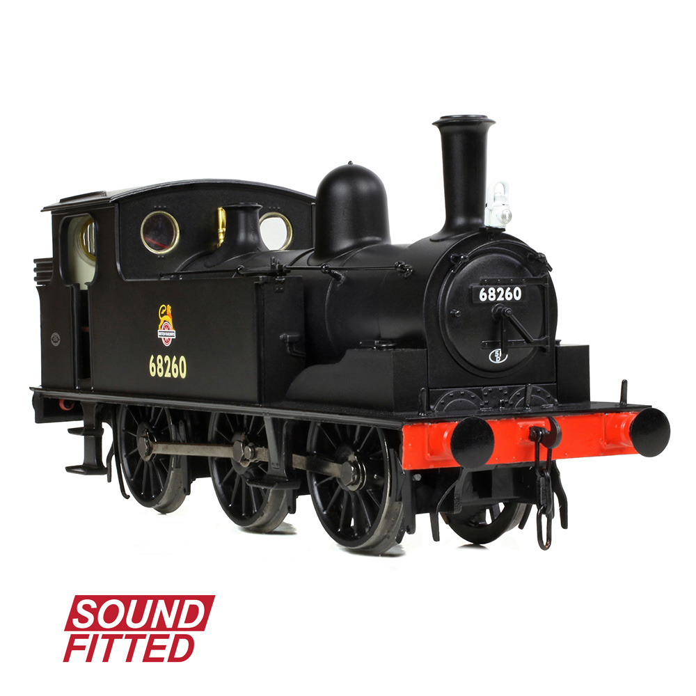 Branchline 31-069SF NER E (J71) Tank 68260 BR Black (Early Emblem) SOUND FITTED - OO Gauge