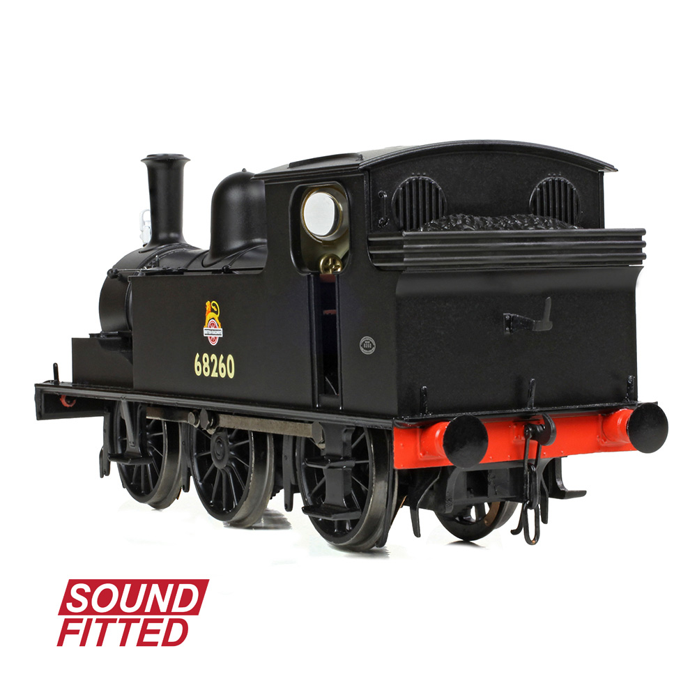 Branchline 31-069SF NER E (J71) Tank 68260 BR Black (Early Emblem) SOUND FITTED - OO Gauge