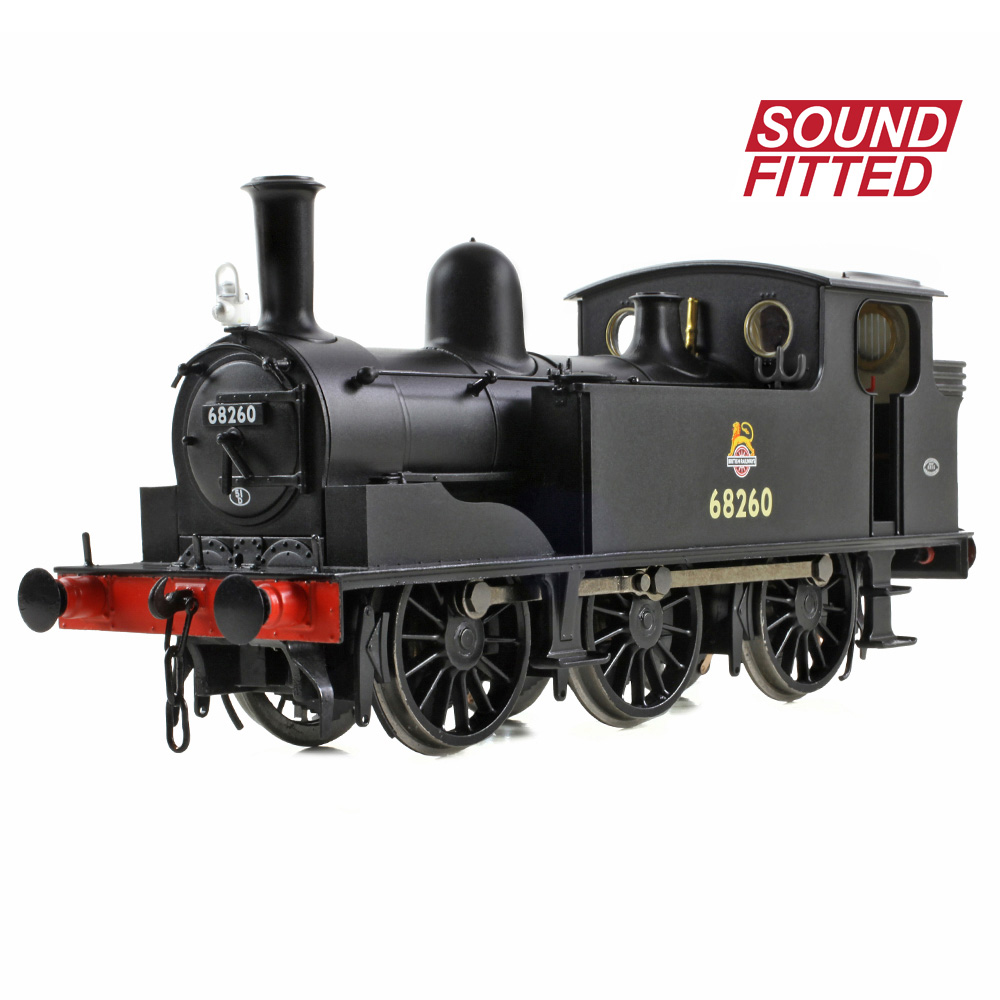 Branchline 31-069SF NER E (J71) Tank 68260 BR Black (Early Emblem) SOUND FITTED - OO Gauge