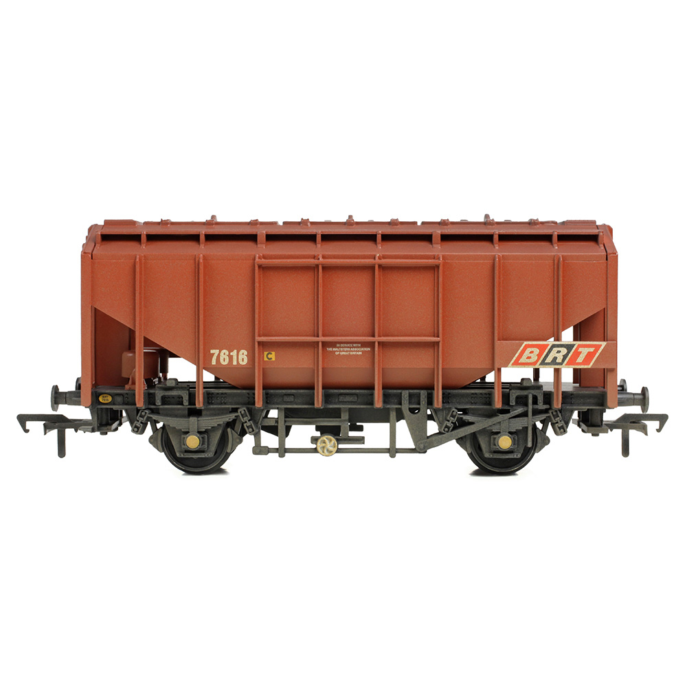 Bachmann 33-131B 35 Ton PAV Bulk Grain Wagon BRT Brown WEATHERED - OO Gauge