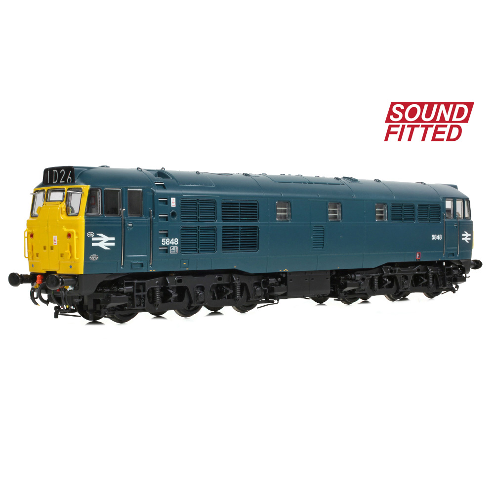 Bachmann 35-803ASF Class 31/1 5848 BR Blue SOUND FITTED - OO Gauge