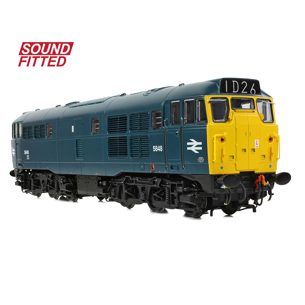 Bachmann 35-803ASF Class 31/1 5848 BR Blue SOUND FITTED - OO Gauge