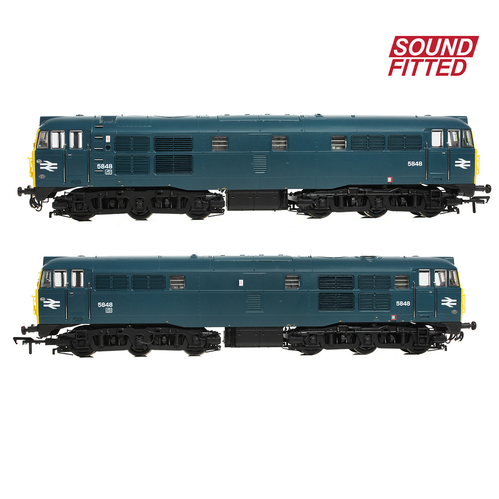 Bachmann 35-803ASF Class 31/1 5848 BR Blue SOUND FITTED - OO Gauge