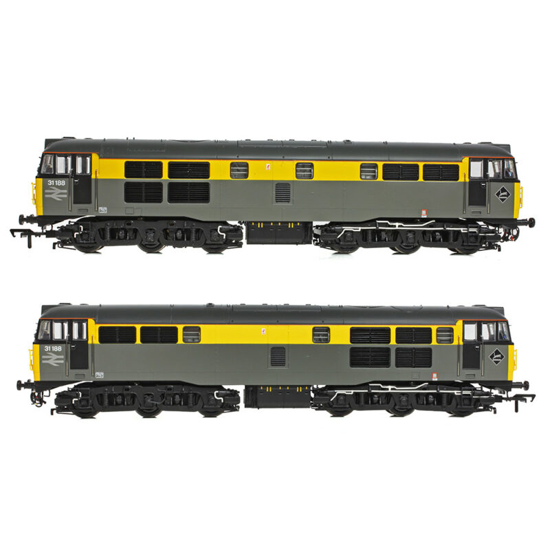 Bachmann 35-822 Class 31/1 Refurbished 31188 BR Engineers Grey & Yellow ...