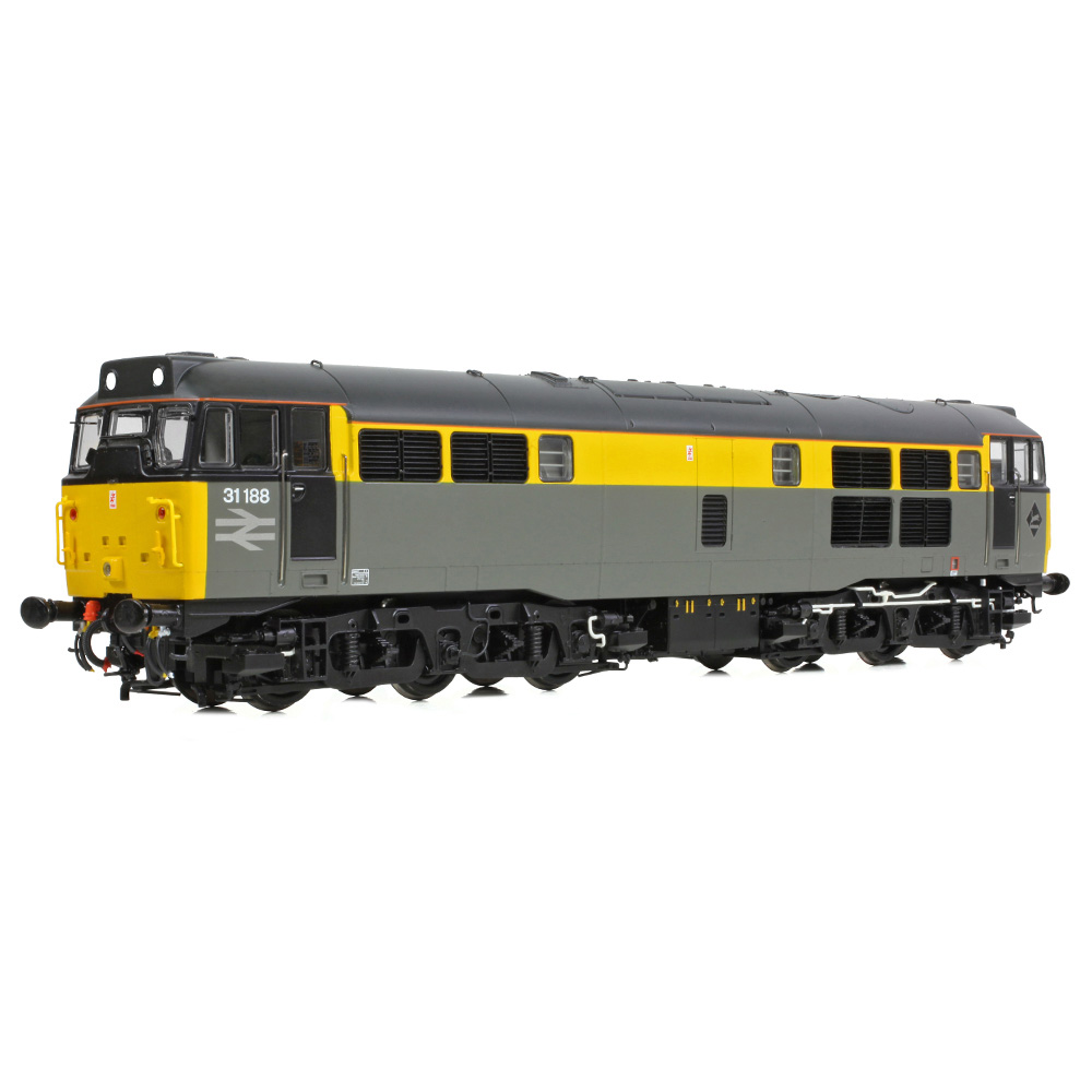 Bachmann 35-822 Class 31/1 Refurbished 31188 BR Engineers Grey & Yellow - OO Gauge