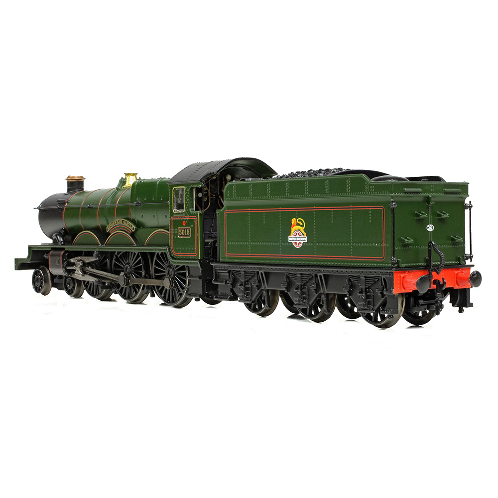 Graham Farish 372-031A GWR 4073 'Castle' 5015 'Kingswear Castle' BR Lined Green (Early Emblem) - N Gauge