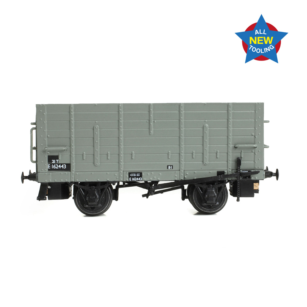 Graham Farish 373-377 LNER D12 Coal Hopper BR Grey - N Gauge