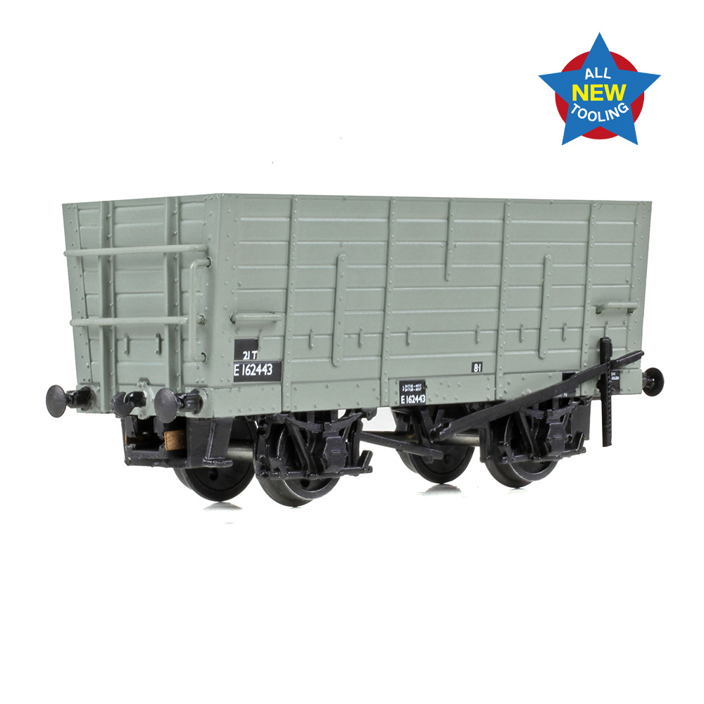 Graham Farish 373-377 LNER D12 Coal Hopper BR Grey - N Gauge