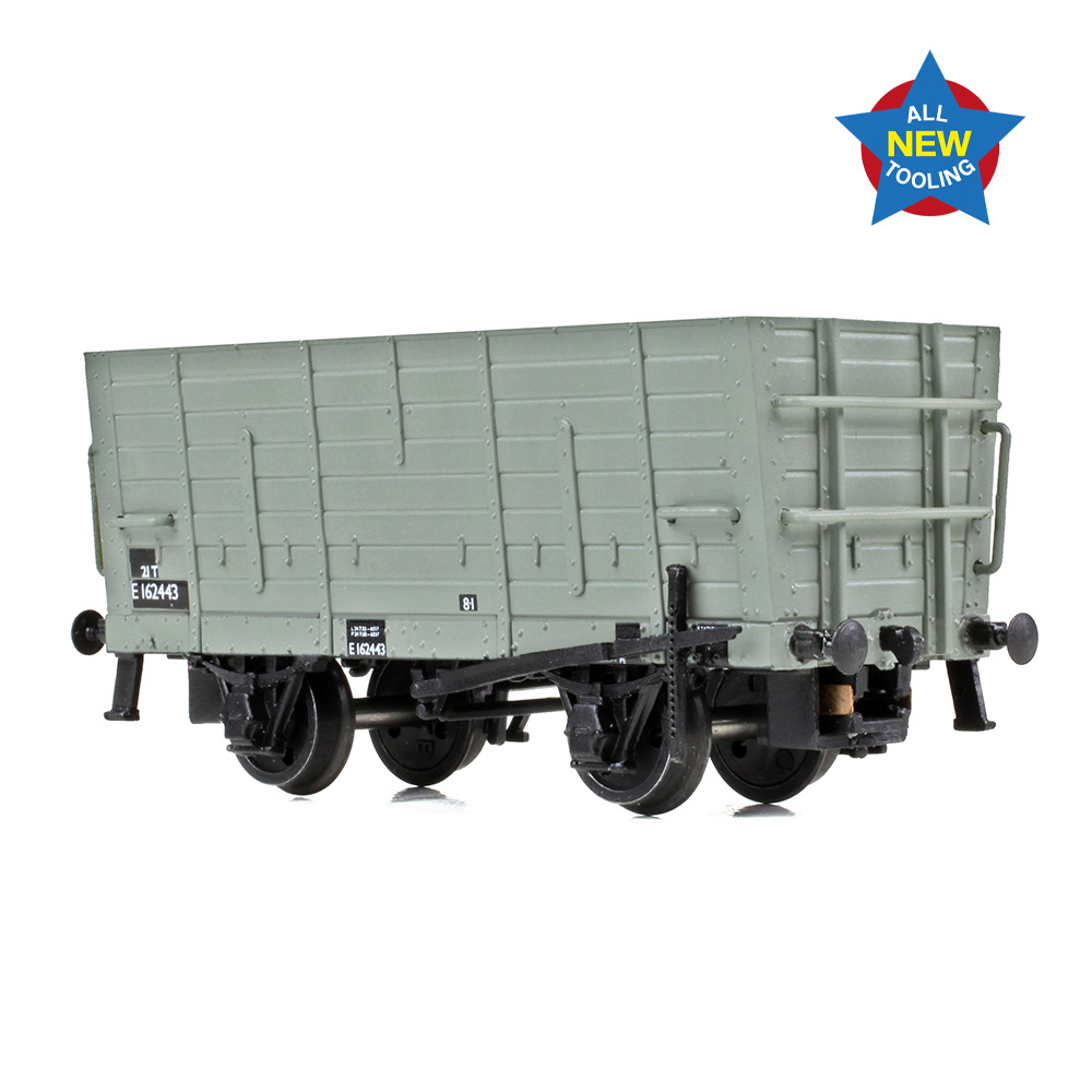 Graham Farish 373-377 LNER D12 Coal Hopper BR Grey - N Gauge