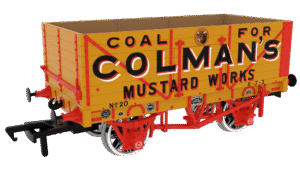 Rapiodo 967249 Colman’s Mustard (7-plank, side and end doors) - OO Gauge
