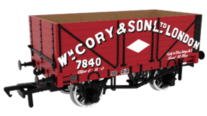 Rapiodo 967252 Wm Cory & Son (7-plank, side and end doors) - OO Gauge