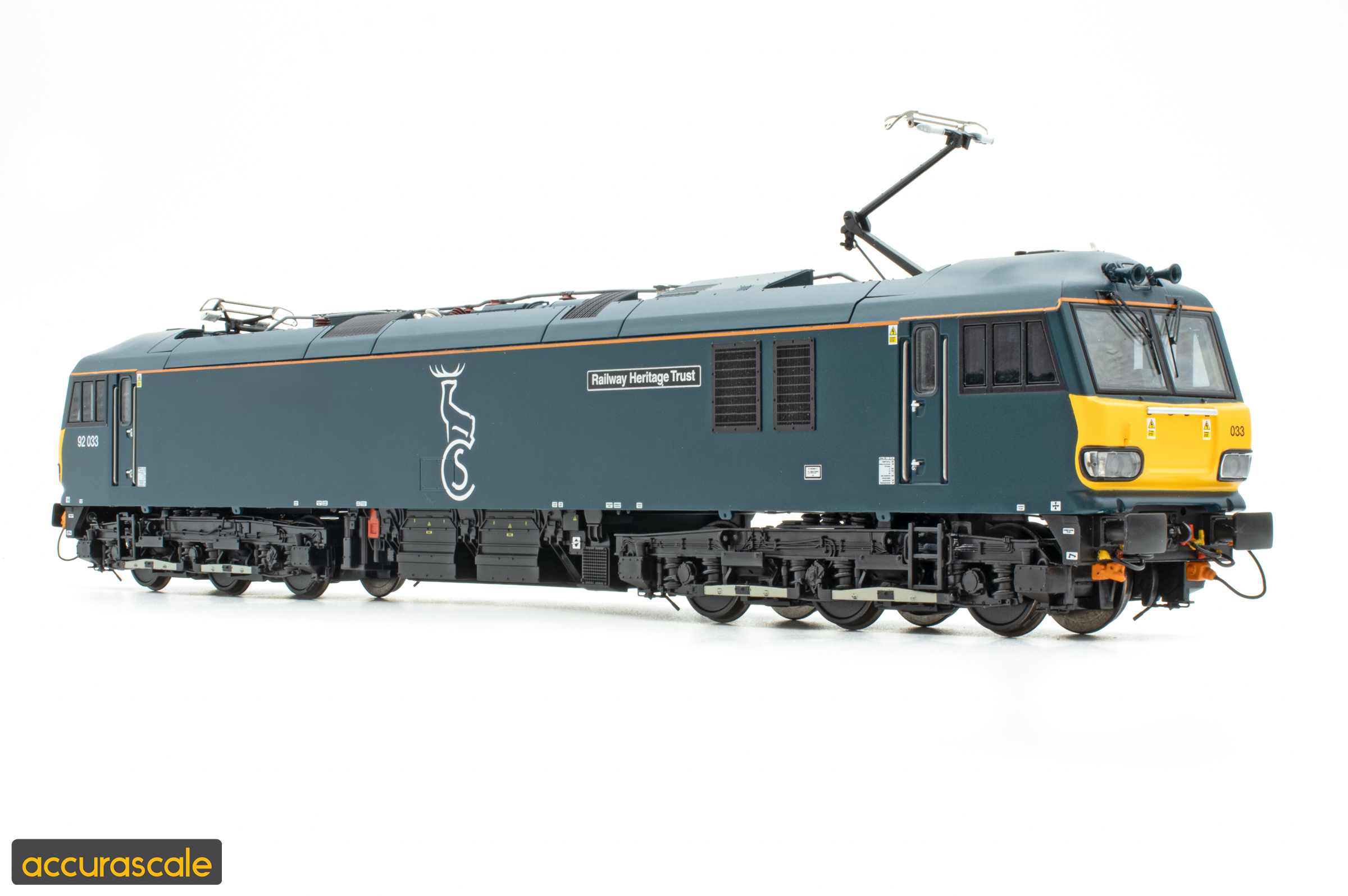 Accurascale ACC3290-SND, BR Class 92 - 92033 'Railway Heritage Trust' Caledonian Sleeper Livery - OO Gauge DCC SOUND