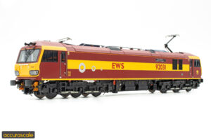 Accurascale ACC3289-SND, BR Class 92, 92031 'The Chartered Institute of Transport' - EWS Livery - OO Gauge DCC SOUND