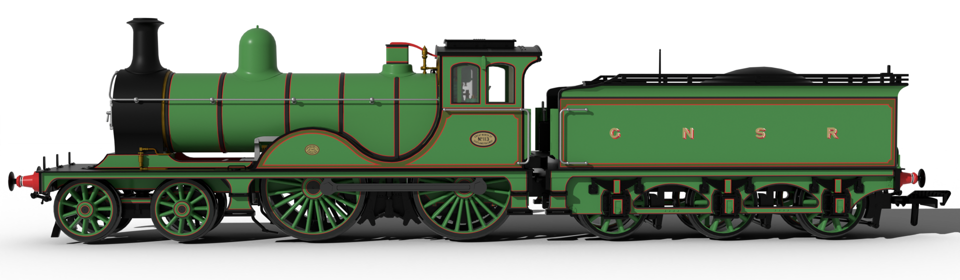 Rapido 959001 - GNoSR V Class No.113 - GNoSR Green Livery Class 4-4-0 OO Gauge DCC READY