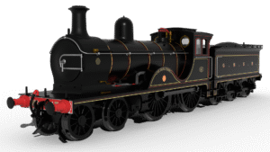 Rapido 959502 - GNoSR F Class No.47 'Sir David Stewart' - GNoSR Lined Black Livery Class 4-4-0 OO Gauge DCC SOUND