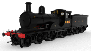 Rapido 959508 - GNoSR V Class No.6915 - LNER Unlined Black Livery Class 4-4-0 OO Gauge DCC SOUND