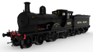 Rapido 959509 - GNoSR F Class No.62273 'George Davidson' - British Railways Unlined Black Livery Class 4-4-0 OO Gauge DCC SOUND