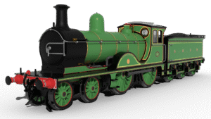 Rapido 959512 - GNoSR F Class No.49 'Gordon Highlander' - GNoSR Green Railtour Condition Livery Class 4-4-0 OO Gauge DCC SOUND