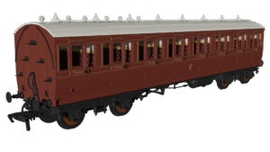 Rapido 978203 LBSC Mahogany 'Evolution' Non-Corridor Third No.538 - OO Gauge