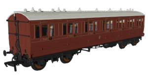 Rapido 978204 LBSC Mahogany 'Evolution' Non-Corridor Composite No.264 - OO Gauge